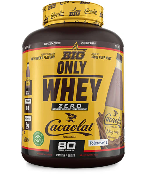 Only Whey Zero. 2Kilos. Cacaolat. Sin Lactosa