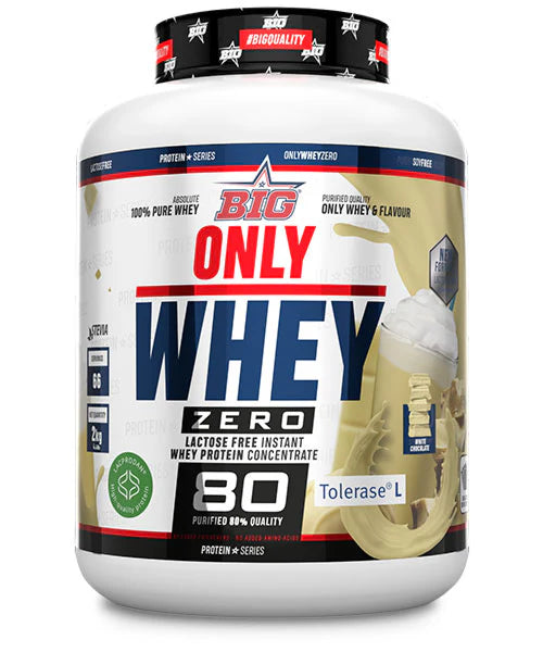 Only Whey Zero. 2Kilos. Chocolate Blanco. Sin Lactosa