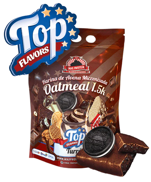 Top Flavour Oatmeal 1.5k. Turrón BlackMax