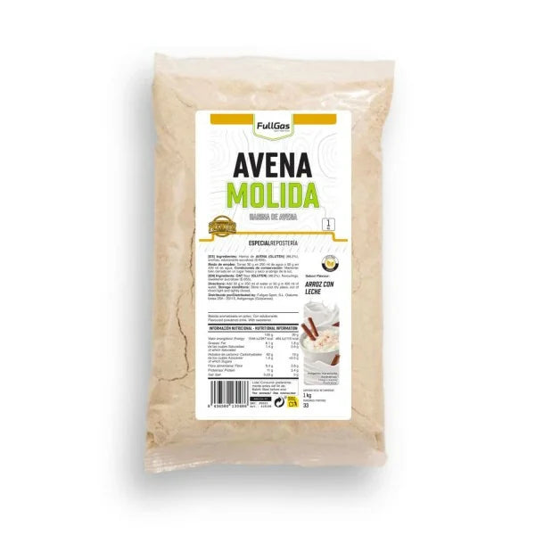 Harina de Avena 1k. Arroz con Leche. Sin Lactosa