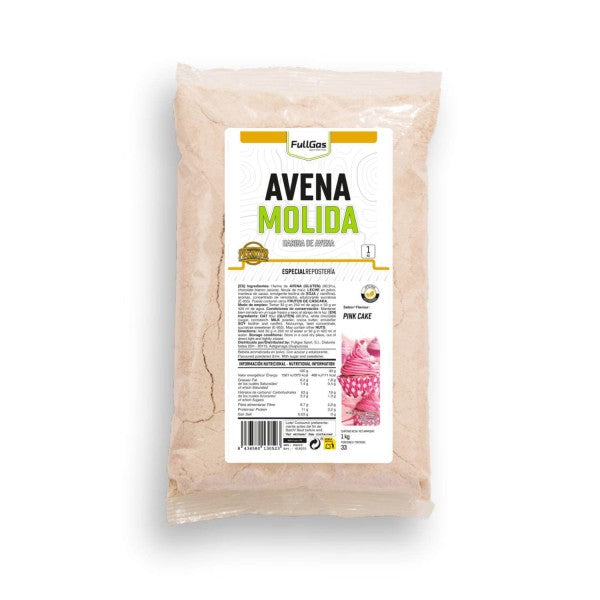 Harina de Avena. 1kilo. Pink Cake. Sin Lactosa