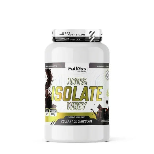 100% Isolate Whey. 900gr. Coulant de Chocolate. Sin Gluten
