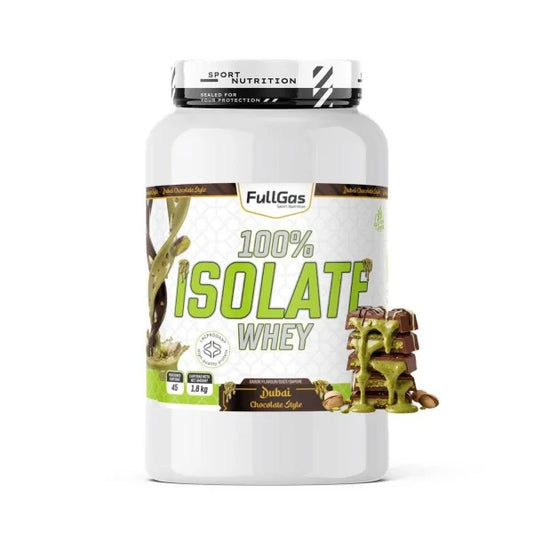 100% Isolate Whey. 1.8k. Chocolate Dubai. Sin Gluten