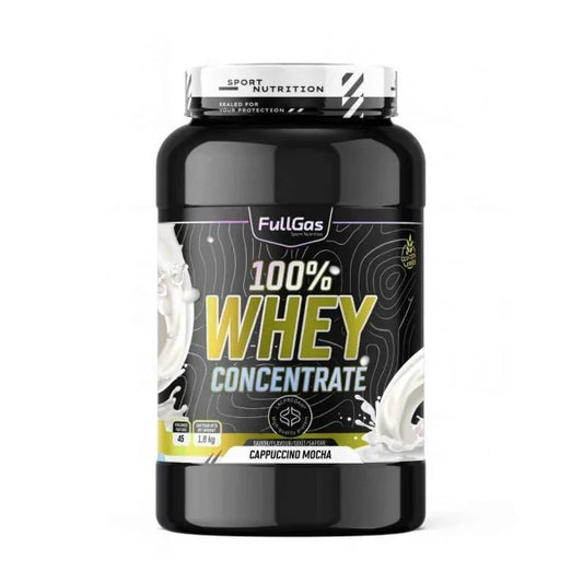 100% Whey Concentrate. 1.8k. Capuccino Mocha. Sin Gluten