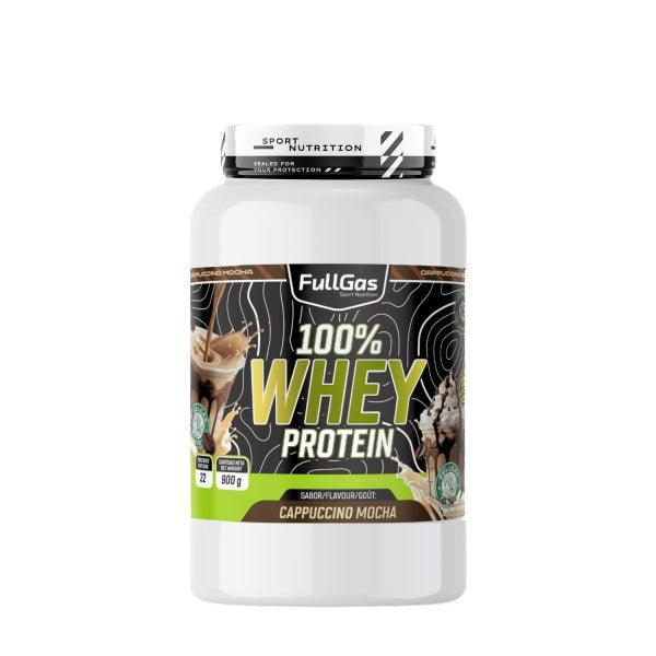 100% Whey Protein.  900gr. Cappucino Moka. Sin Gluten
