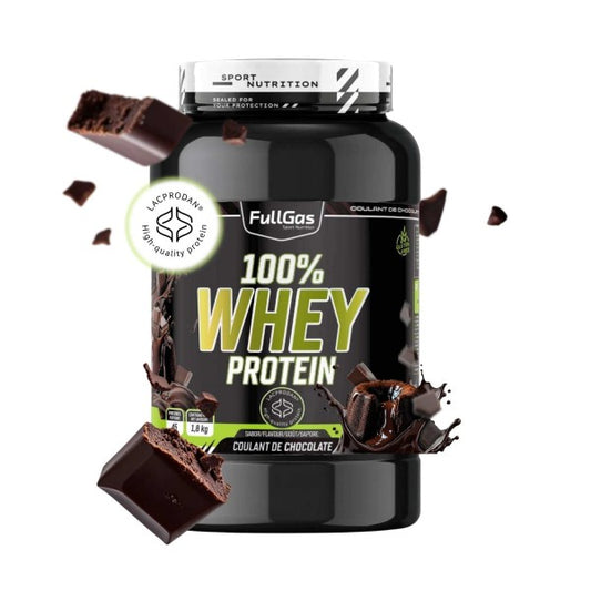 100% Whey Protein. 1.8kg. Coulant de Chocolate. Sin Gluten