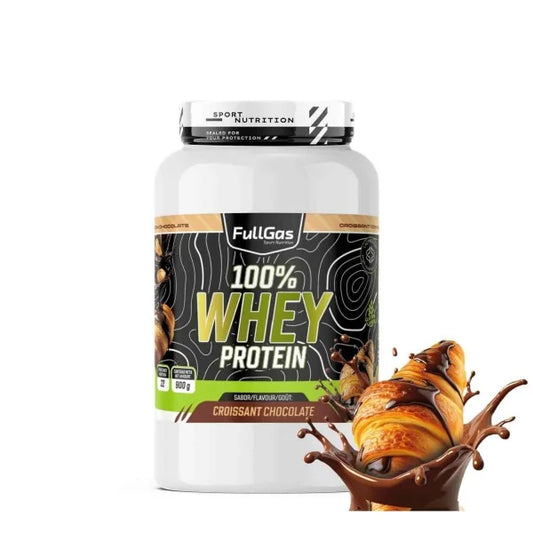 100% Whey Protein. 900gr. Croissant de Chocolate. Sin Gluten