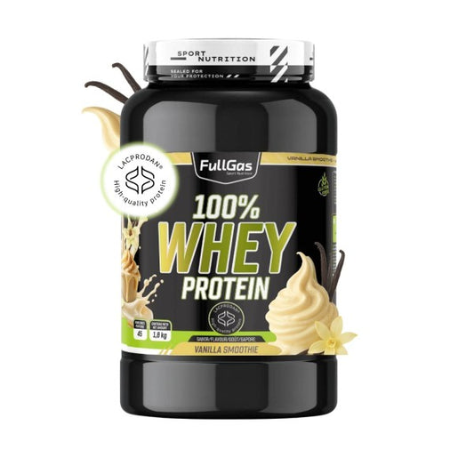 100%Whey Protein. 1.8kg. Vainilla Smoothie. Sin Gluten