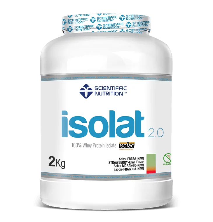 Isolat 2.0. 2 Kilos. Fresa-Kiwi. Sin Lactosa. Sin Gluten