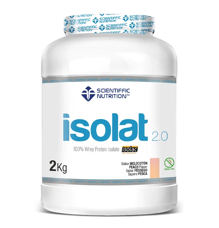 Isolat 2.0.2 kilos. Melocotón. Sin Lactosa. Sin Gluten