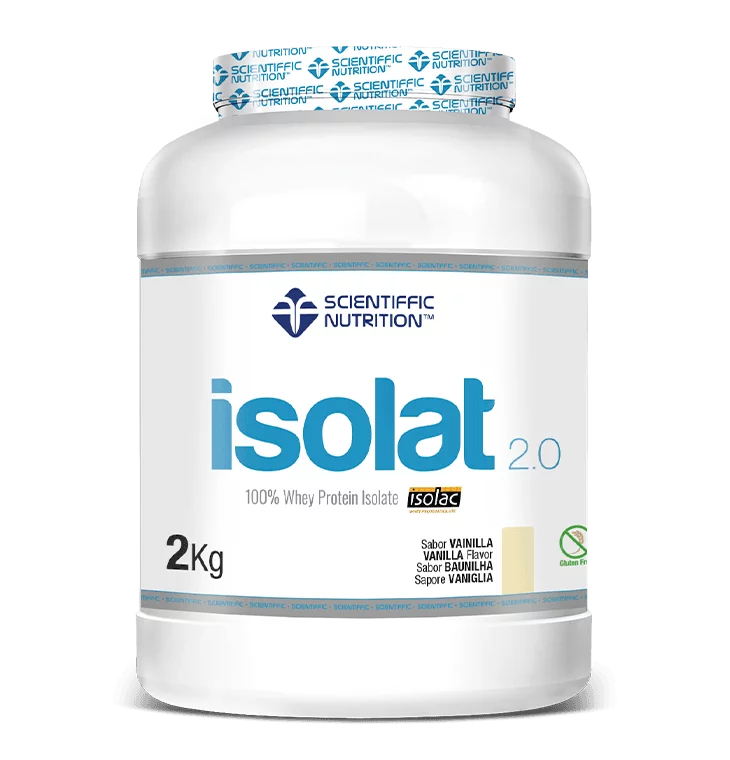 Isolat 2.0. 2 kilos. Vainilla. Sin Lactosa. Sin Gluten