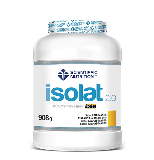 Isolat 2.0. 908gr. Piña-Mango. Sin Lactosa. Sin Gluten