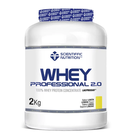 Whey Professional 2.0. 2kilos. Limón. Sin Lactosa