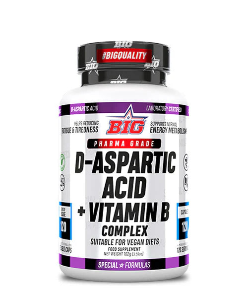 D-AsparticAcid + Vitamin B Complex. 120caps