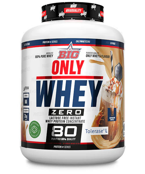 Only Whey. 2Kilos. Capuccino Vainilla. Sin Lactosa