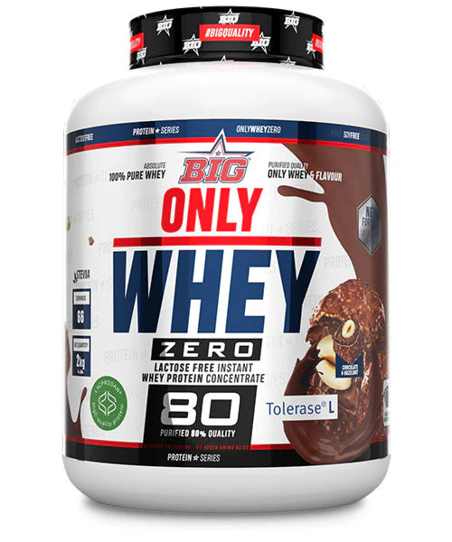 Only Whey. 2Kilos. Chocolate & Hazelnut. Sin Lactosa