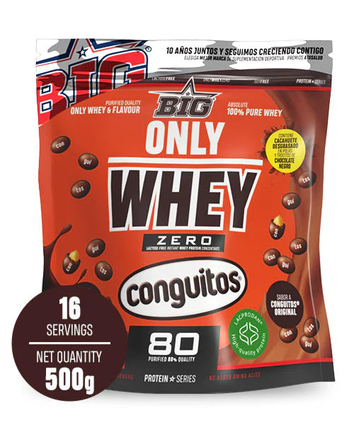Only Whey 500gr. Conguitos Dark. Sin lactosa