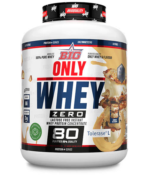 Only Whey. 2kilos. Cookies Ice Cream. Sin Lactosa