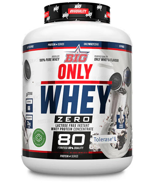 Only Whey. 2kilos. Cookies & Cream. Sin Lactosa