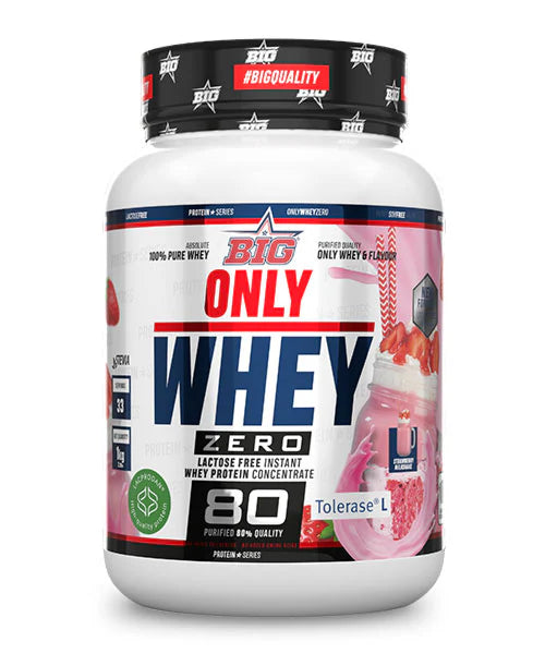 Only Whey Zero. 1kilo. Strawberry Milkshake. Sin Lactosa