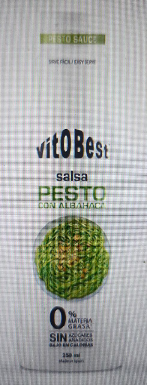 Salsa Pesto con Albahaca 250ml.