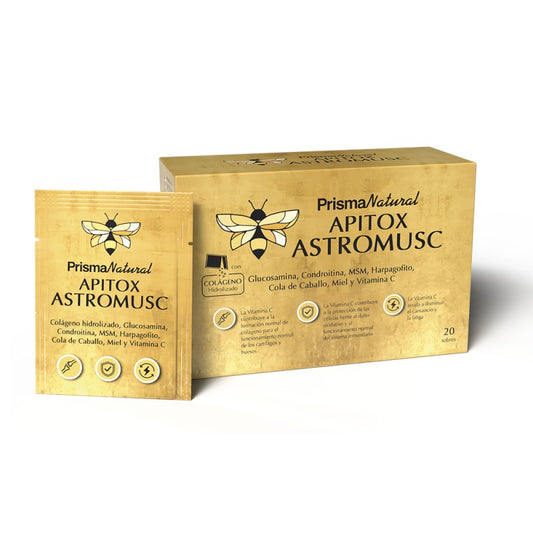 Apitox Astromusc Colágeno. 20sobres