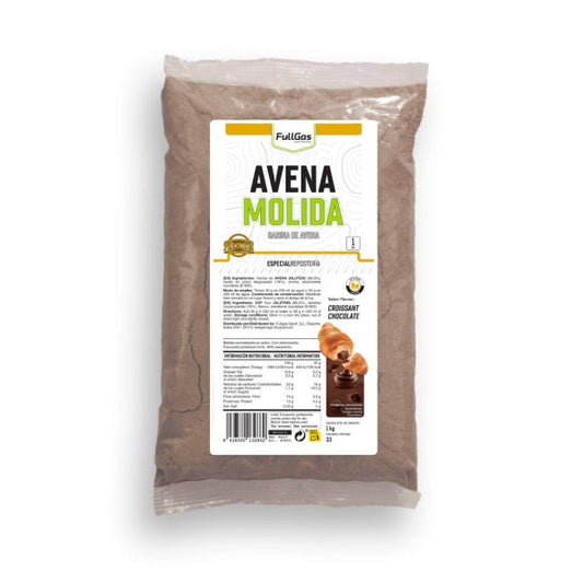 Harina de Avena. 1kilo. Croissant de Chocolate. Sin Lactosa