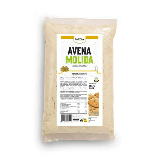 Harina de Avena 1k. Galleta María. Sin Lactosa