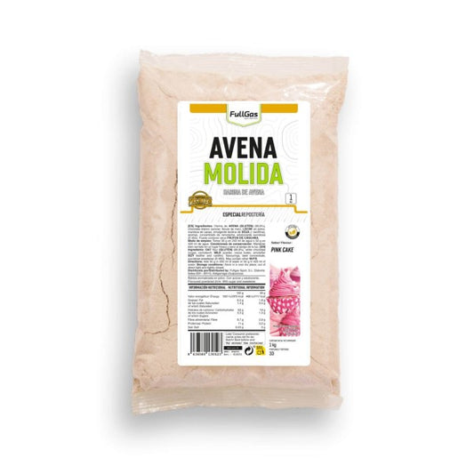 Harina de Avena. 1kilo. Pink Cake. Sin Lactosa