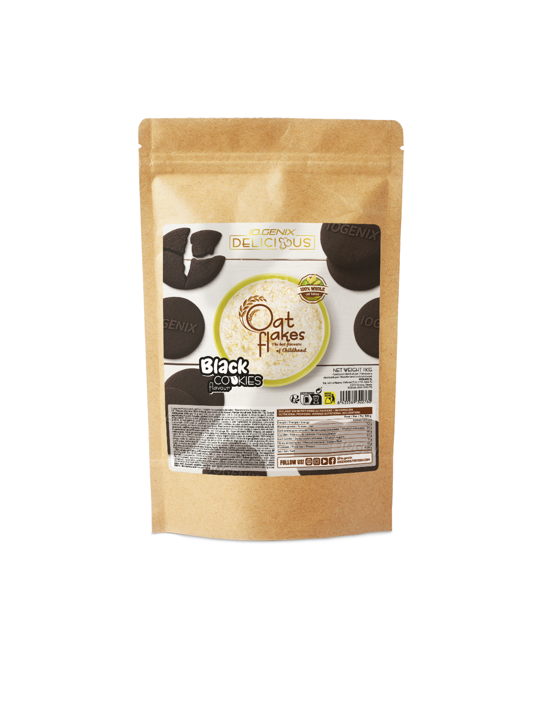 Avena en copos Delicious Oat Flakes 1 kg Iogenix
