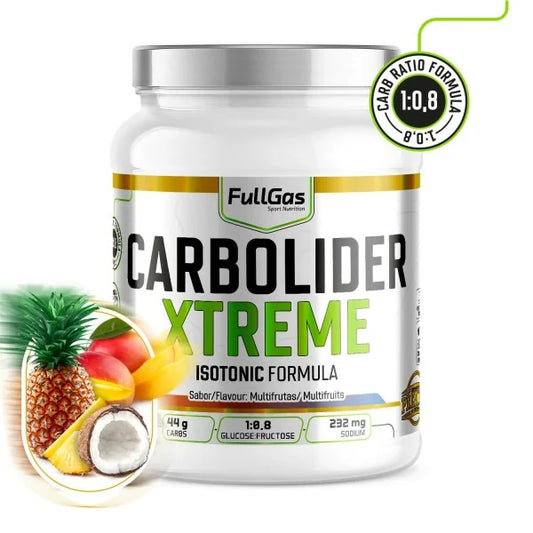 Carbolider Xtreme 800gr. Isotonic Formula. Tropical. Sin Gluten