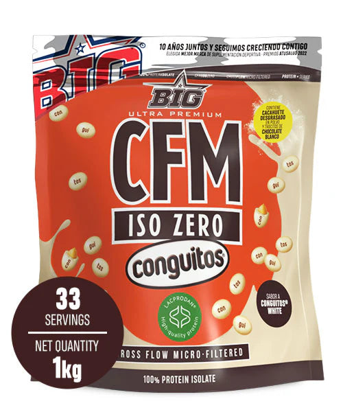 CFM Iso Zero. 1 Kilo. Conguitos White. Formato Bolsa