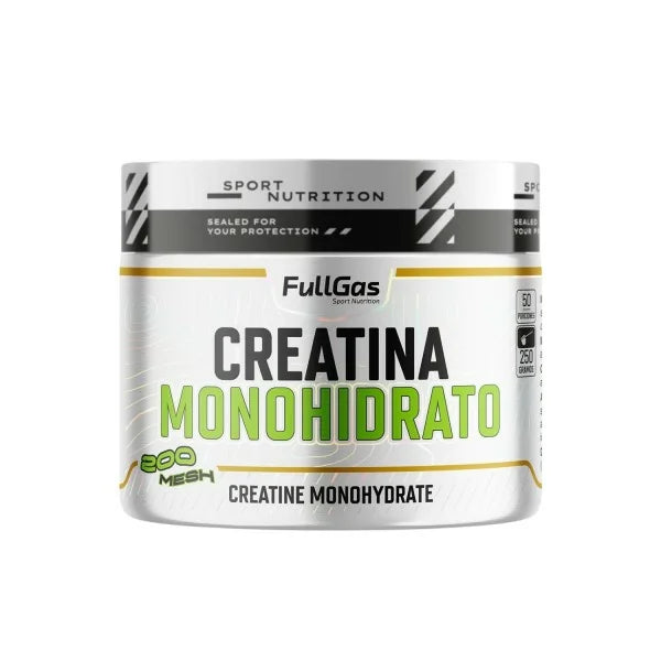 Creatina Monohidrato 250gr. Neutro. Sin Gluten