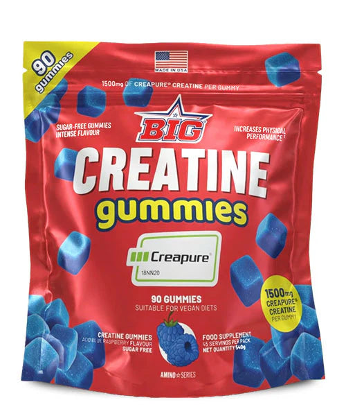 Creatina Creapure Gummies. 90 Gominolas. Acid Blue Raspberry