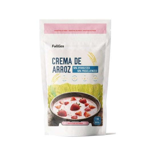Crema de Arroz (Hidrolizada-Pregelatinizada) - Fresa - 1kg