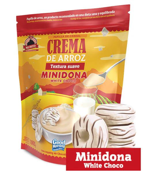 Crema de Arroz 1k. Minidona White Choco.
