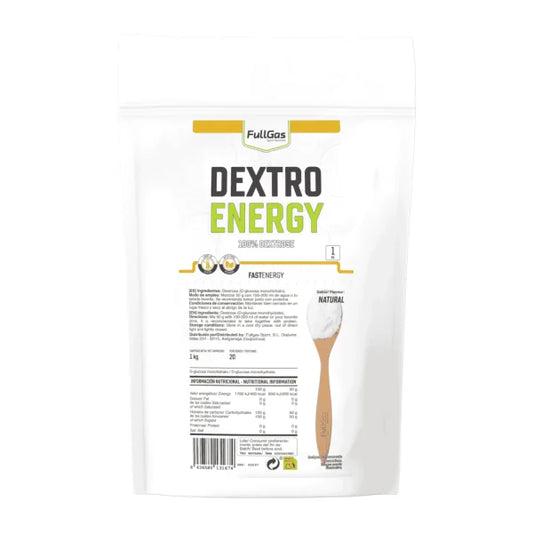 Dextro Energy 1k. D-Glucosa Monohidrato. Neutro. Gluten Free. Sin Lactosa