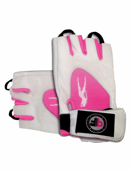 Guantes Lady 1. Rosa-Blanco.BiotechUsa.Talla S