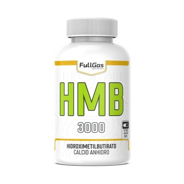HMB 3000. 120caps. Libre de Alérgenos. Sin Gluten. Sin Lactosa