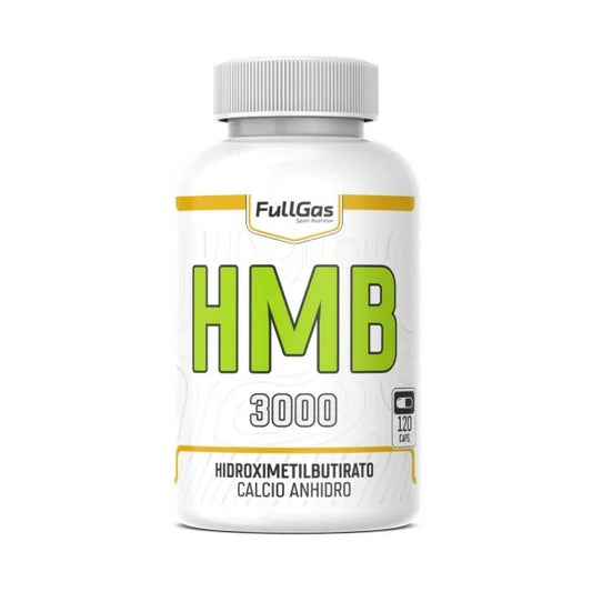 HMB 3000. 120caps. Libre de Alérgenos. Sin Gluten. Sin Lactosa