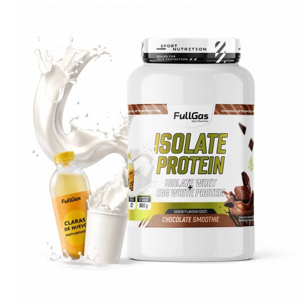 Isolate Whey Protein + Egg White Protein. 900gr. Sin Gluten