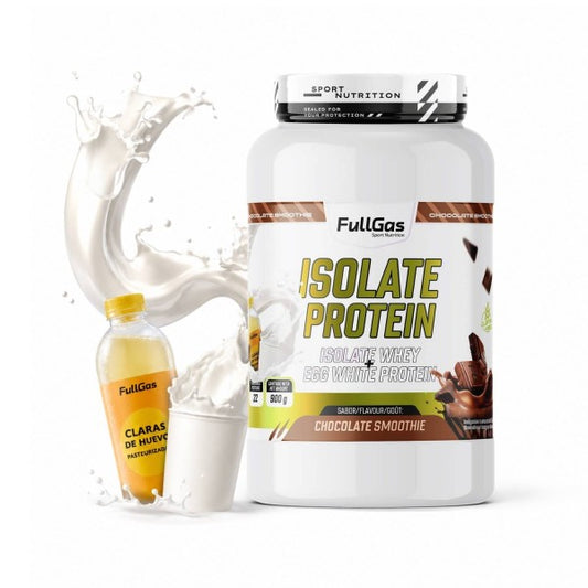 Isolate Whey Protein + Egg White Protein. 900gr. Sin Gluten