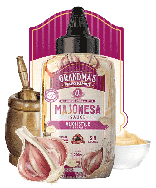 Grandmas Majonesa Mayo Sauce.  Estilo Alioli. 290ml