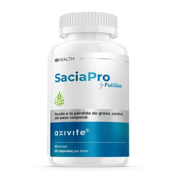 SaciaPro. 120caps. Vegano. Sin Gluten. Sin Lactosa