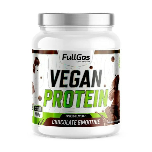 Vegan Protein. 500gr. Chocolate Smoothie. Sin Lactosa. Sin Gluten