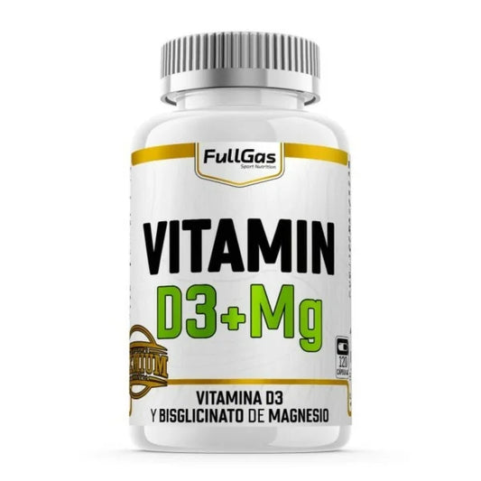 Vitamin D3+Mg. 120 Perlas. Sin Gluten