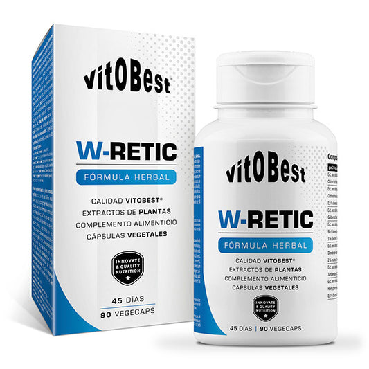 W-Retic. Diurético Fórmula Herbal.  90Cáps.