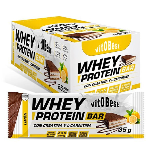 Whey Protein Bar. 35gr. Limón